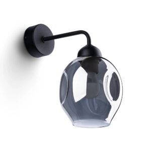 FILLAN 1 Black Wall Light