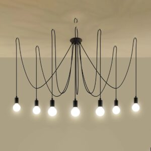 Chandelier EDISON 7 Black