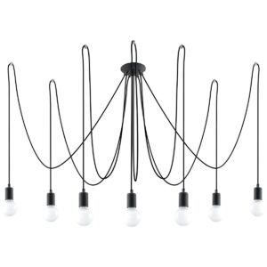 Chandelier EDISON 7 Black
