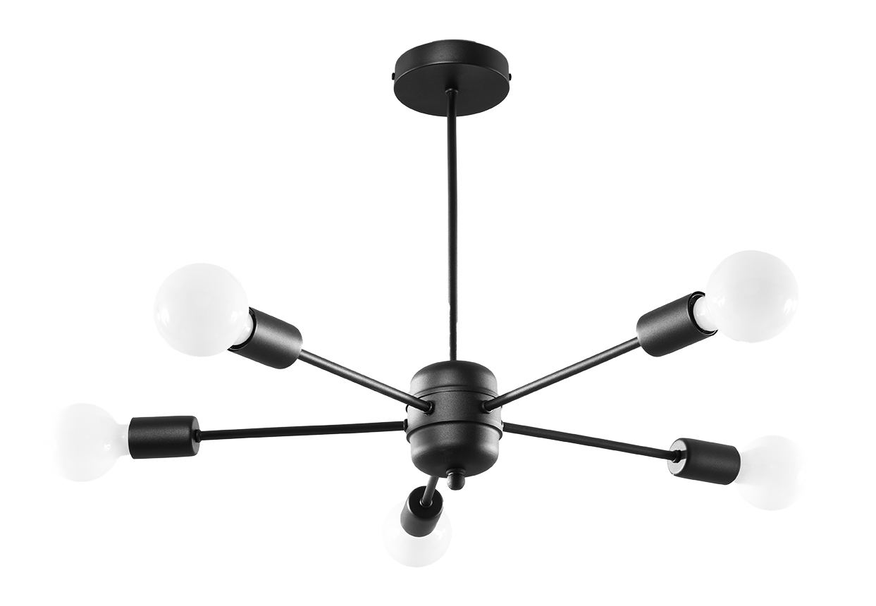 Chandelier LANGO 5- Black