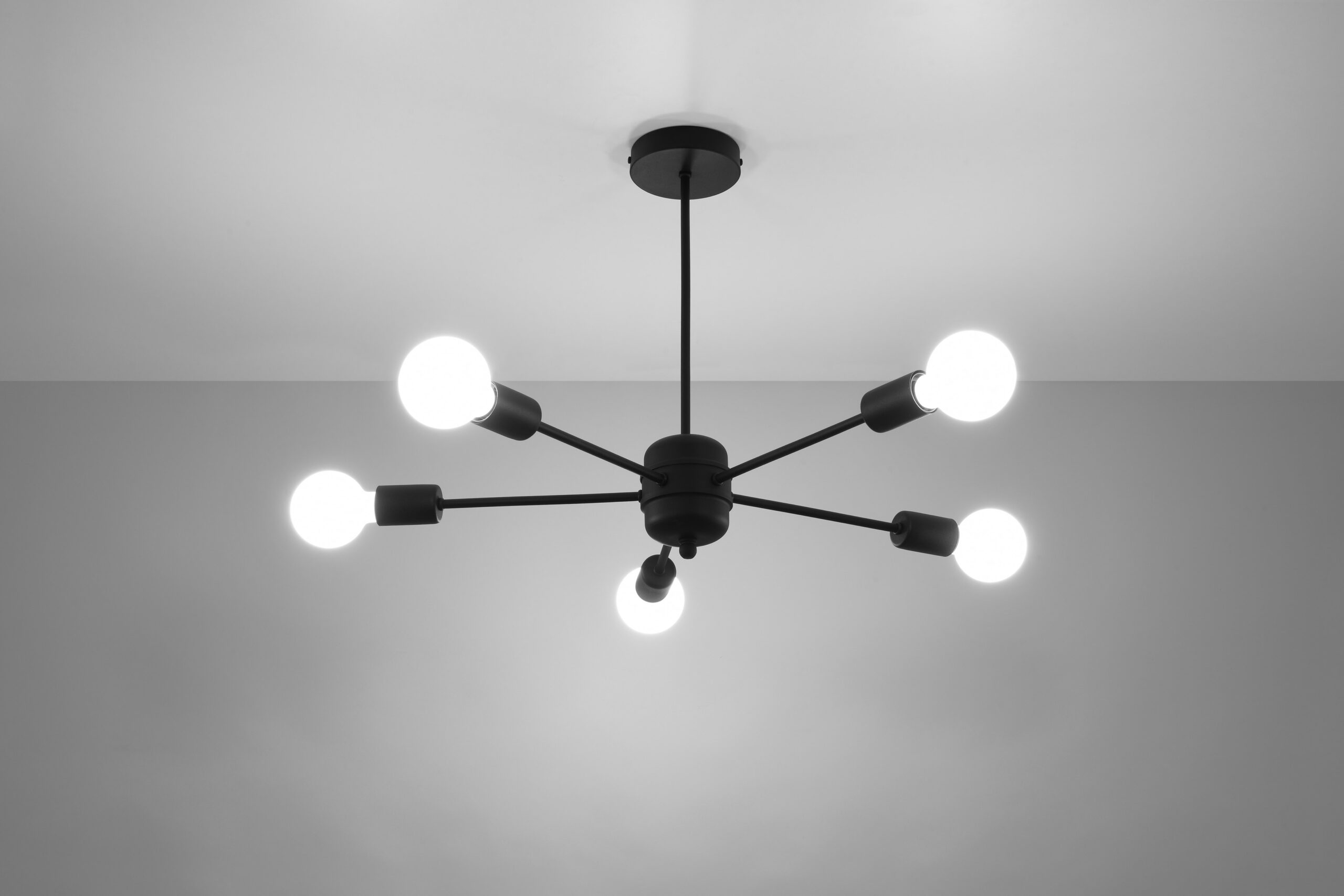 Chandelier LANGO 5- Black - Image 2