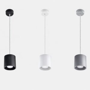 Orbis 1 Pendant- Black, White & Grey