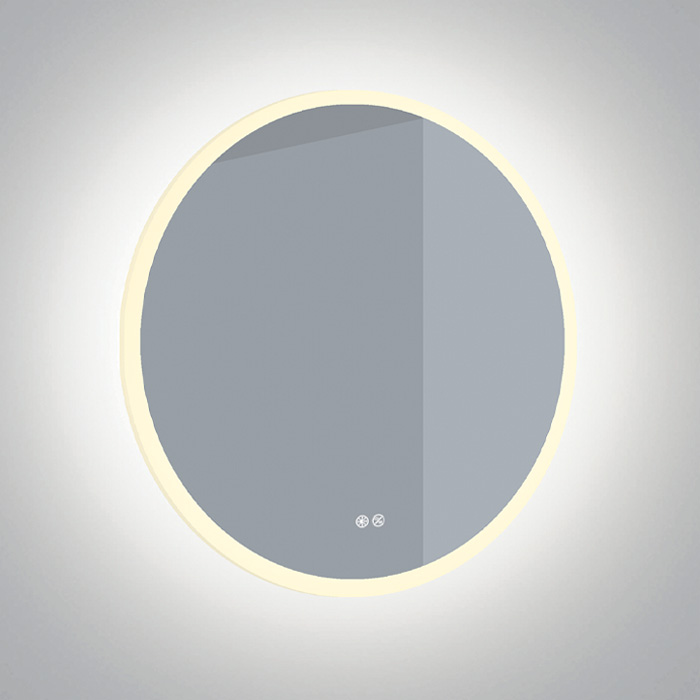 20W Round CCT V Defog Bathroom Mirror