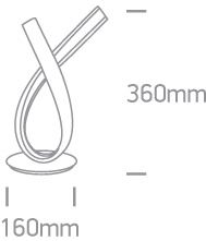 Ribbon LED Table Lamp - Image 4