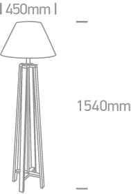The Wood Nostalgia Floor Lamp