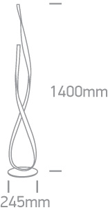 Ribbon LED Floor Lamp - Image 4