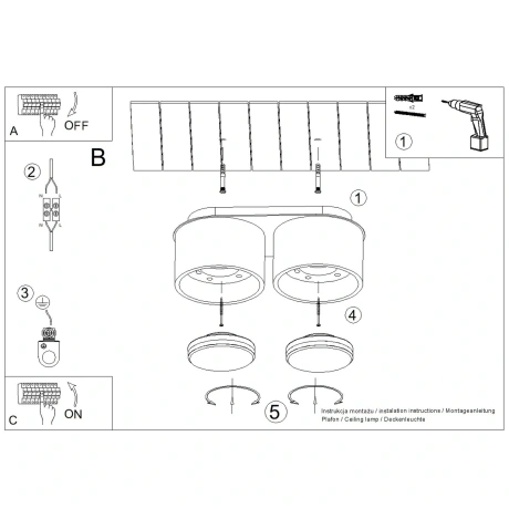 MODO 2 Ceiling Light – Various Colours - Image 20